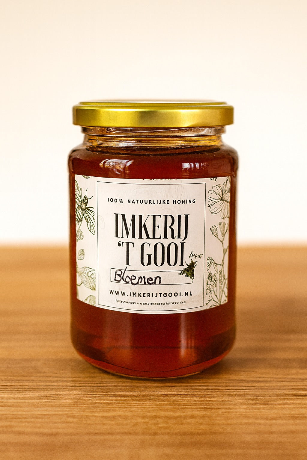 Rauwe bloemen honing 450 gram - Huizen